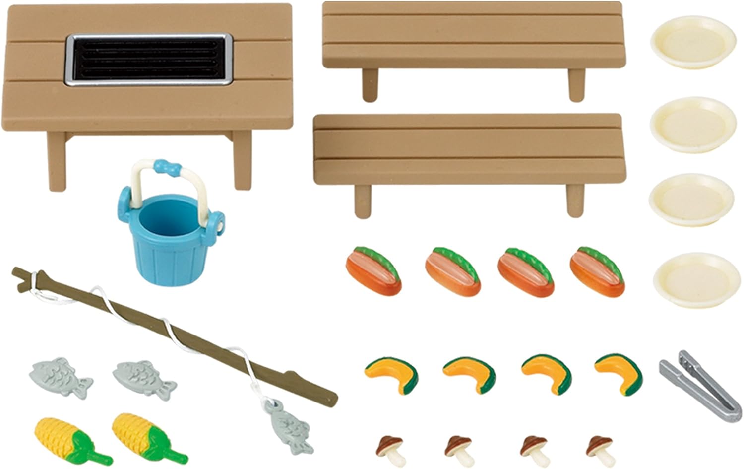Familien Barbecue Grill Set