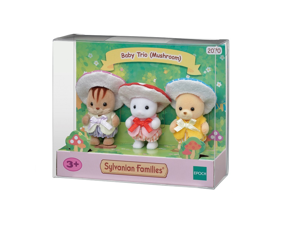 Baby Trio kleine Pilzfreunde