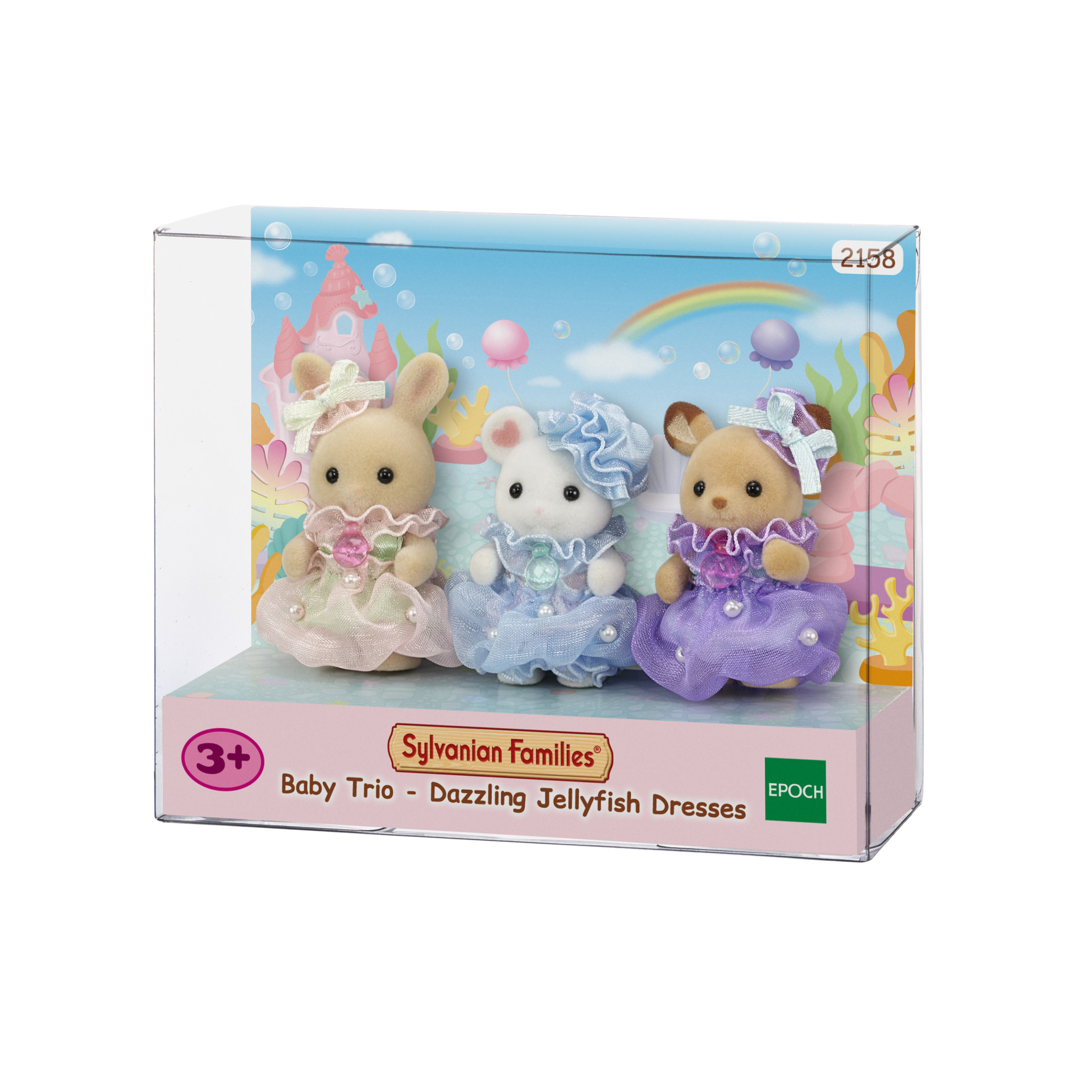 Schillerndes Quallen Baby Trio