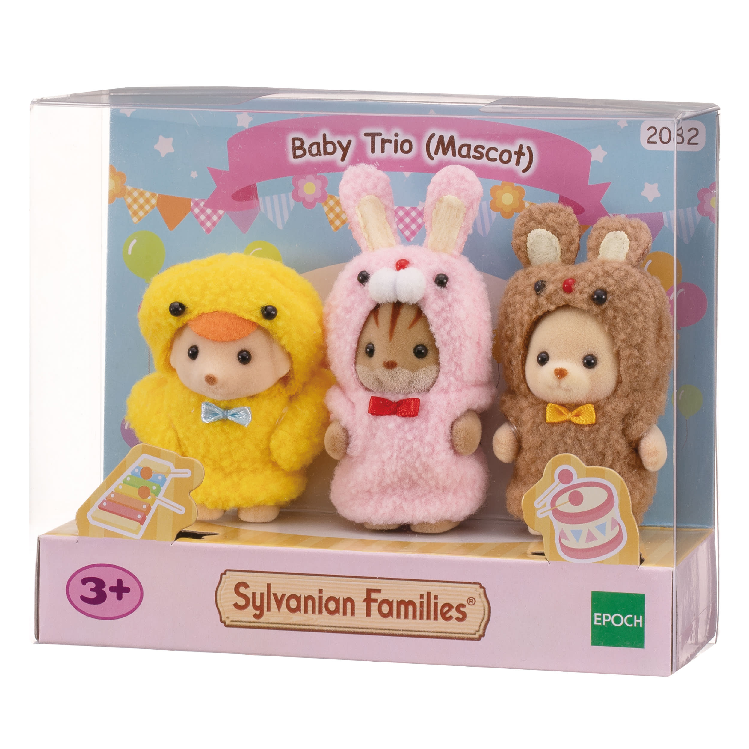 Maskottchen Baby Trio