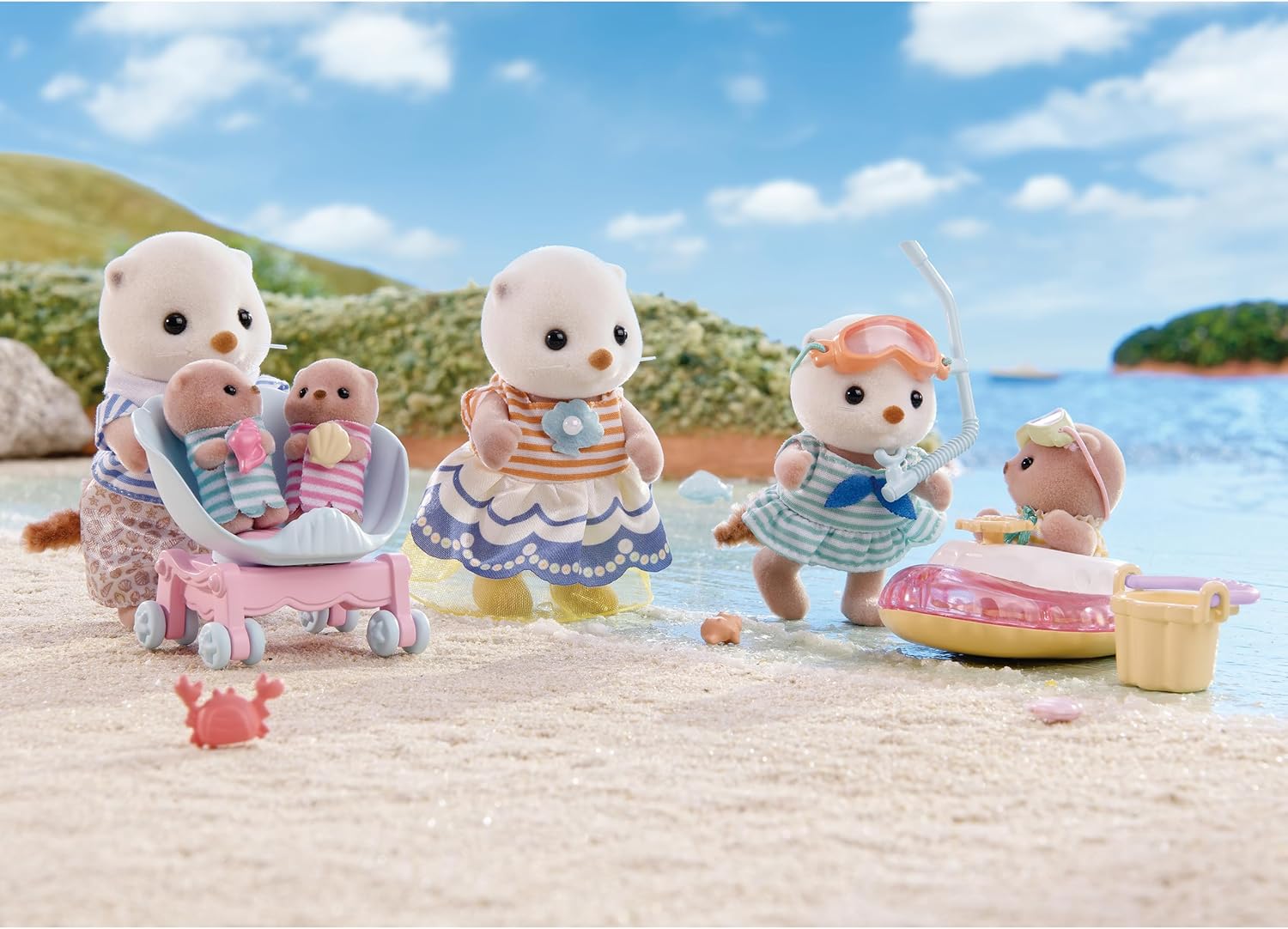 Seeotter Familie
