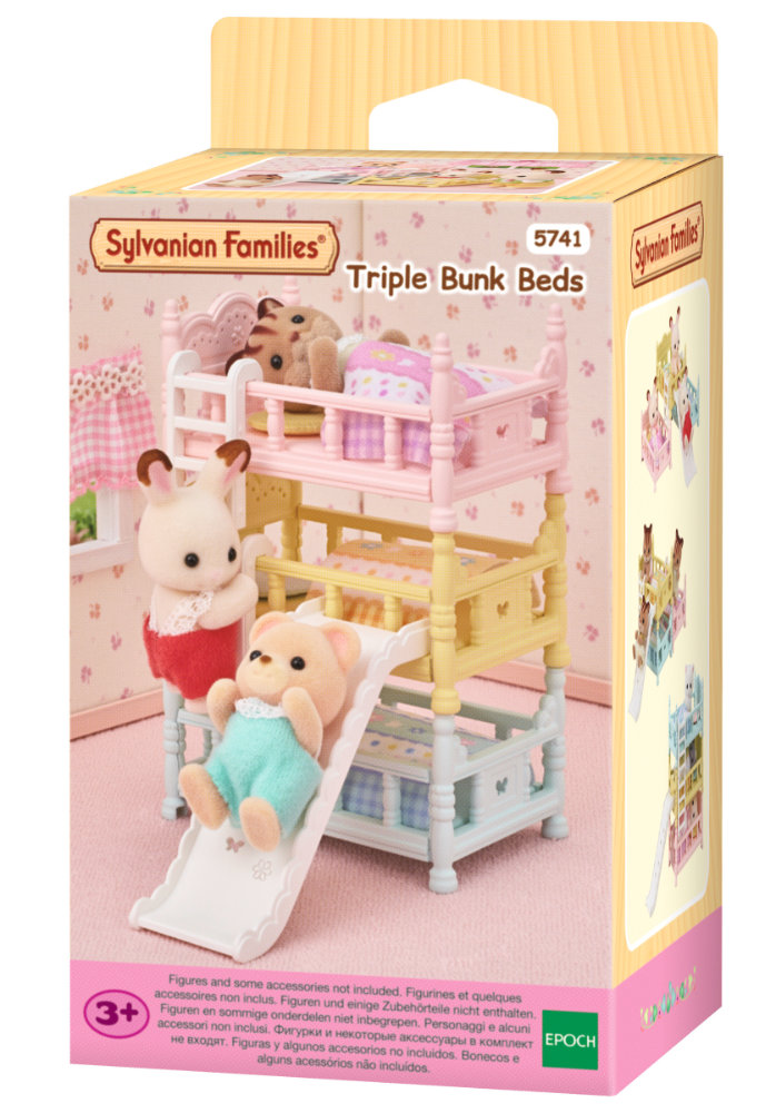 Dreistöckiges Babyhochbett