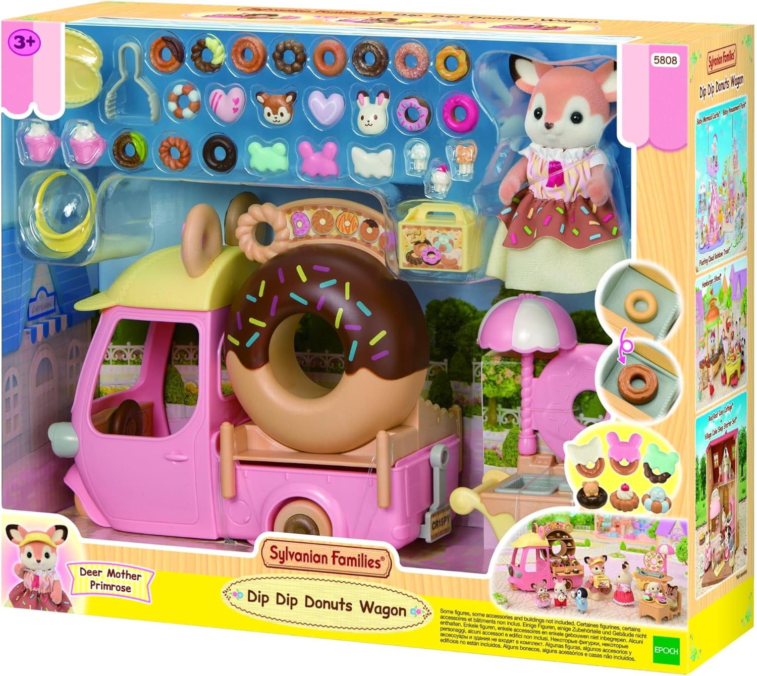 Donutwagen mit Figur