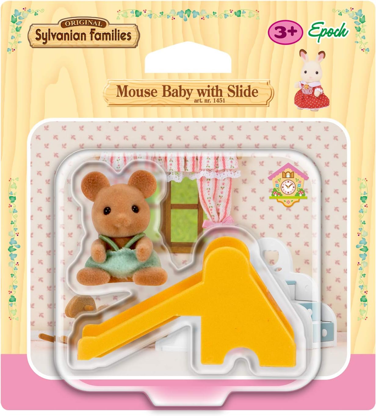 Maus Baby mit Rutsche