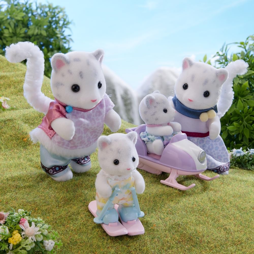 Schneeleoparden Familie