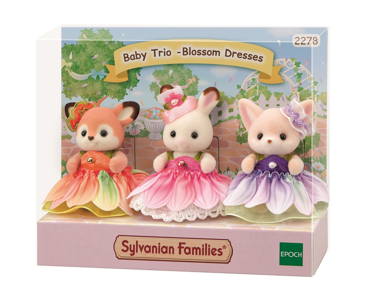 Blumenkleider Baby Trio