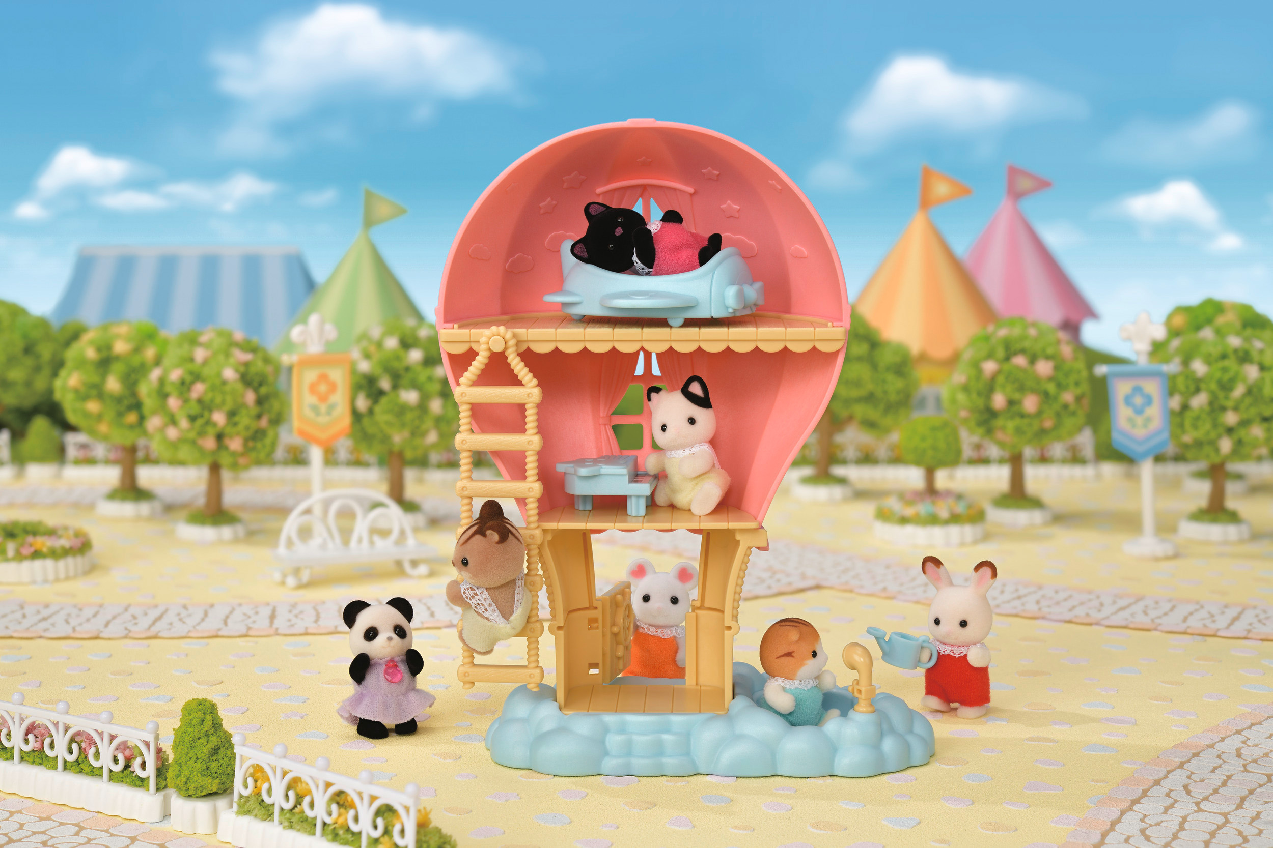 Baby Ballon Spielhaus mit Figur