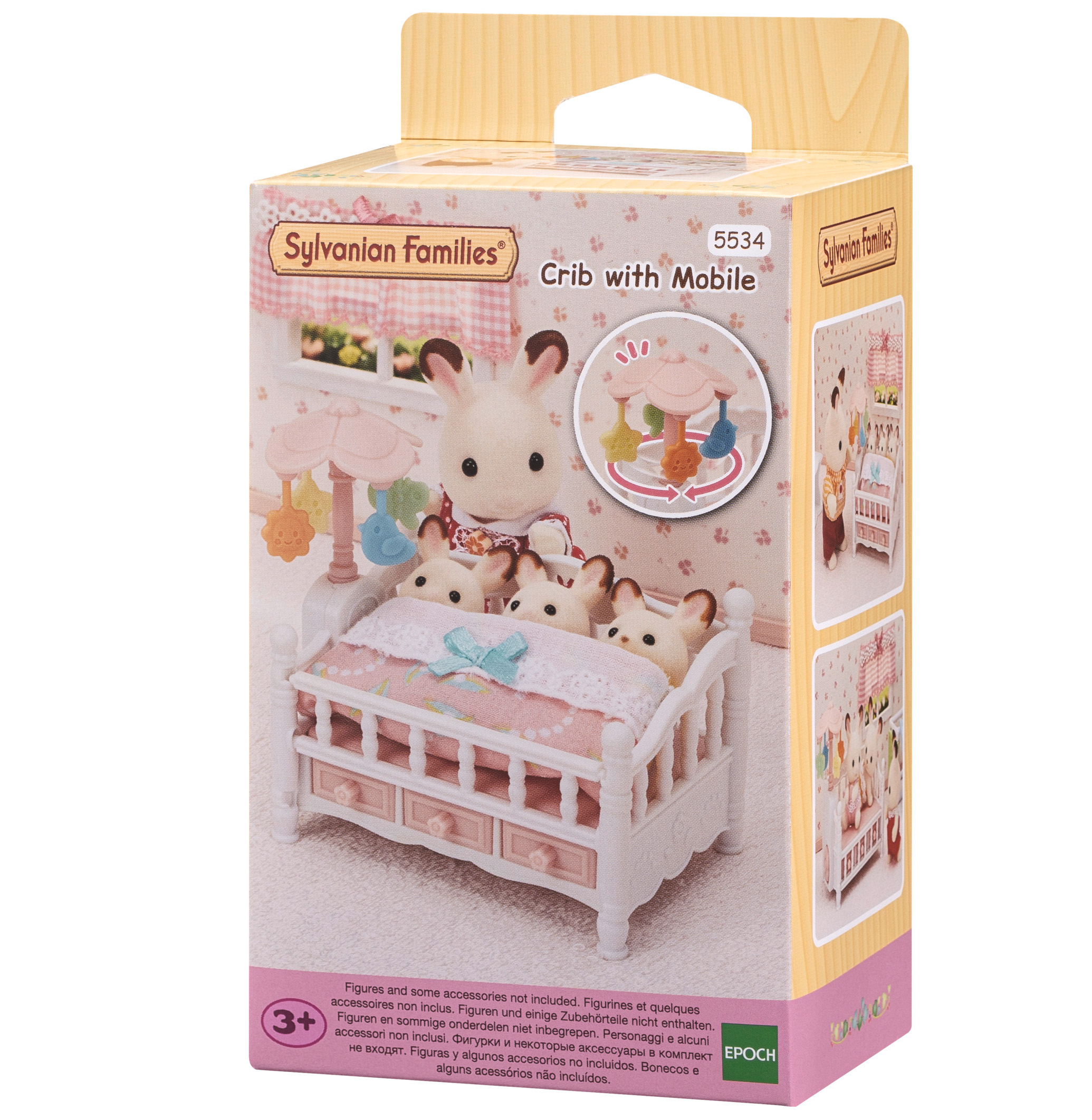 Babybett mit Mobile