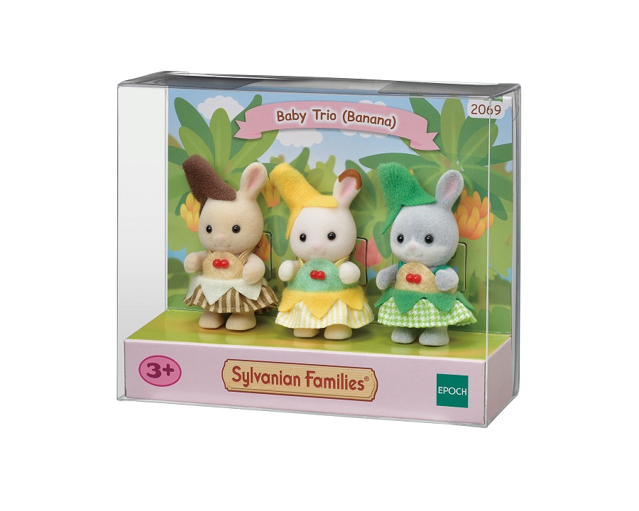 Baby Trio Bananenkostüm