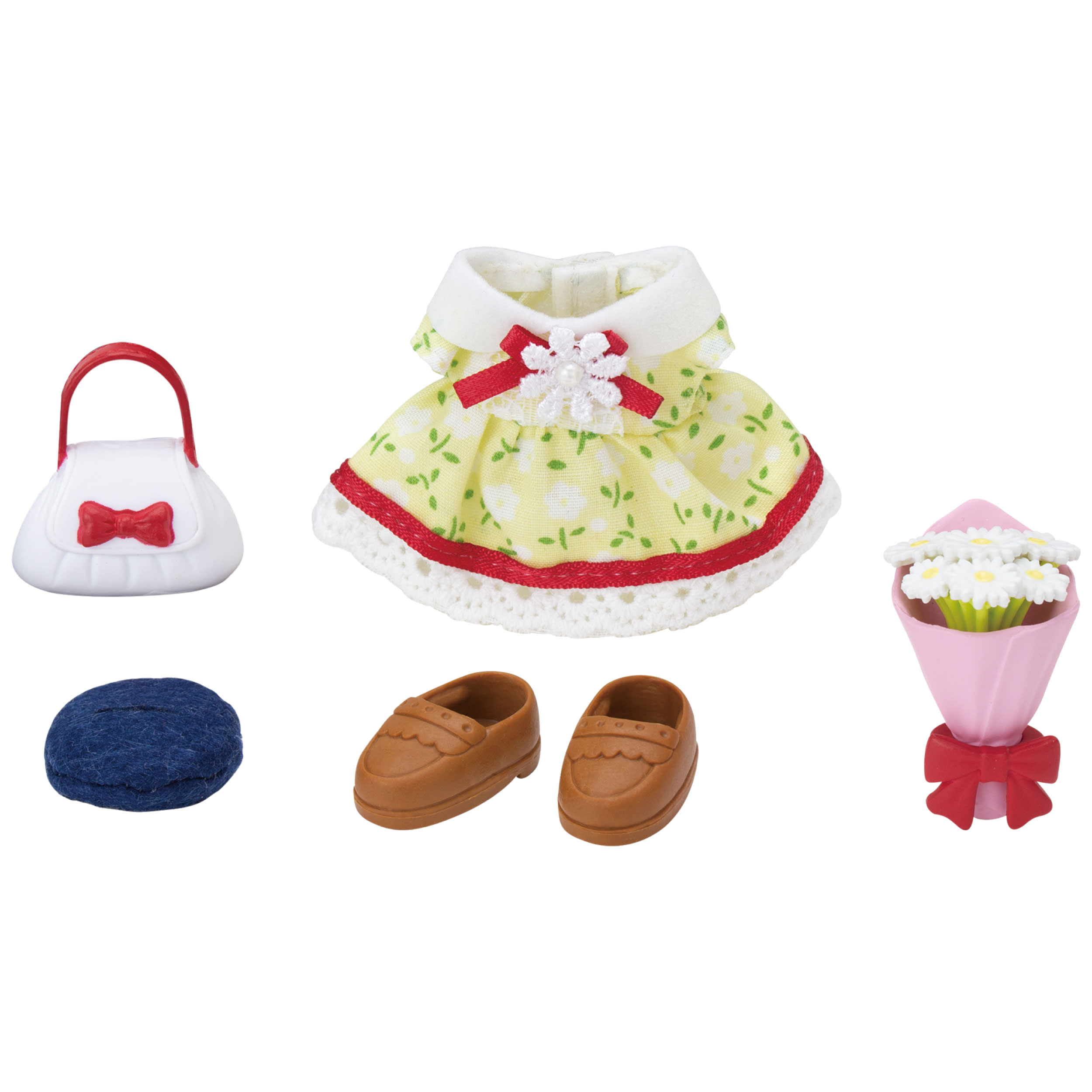 Bekleidungsset gelbes Kleid