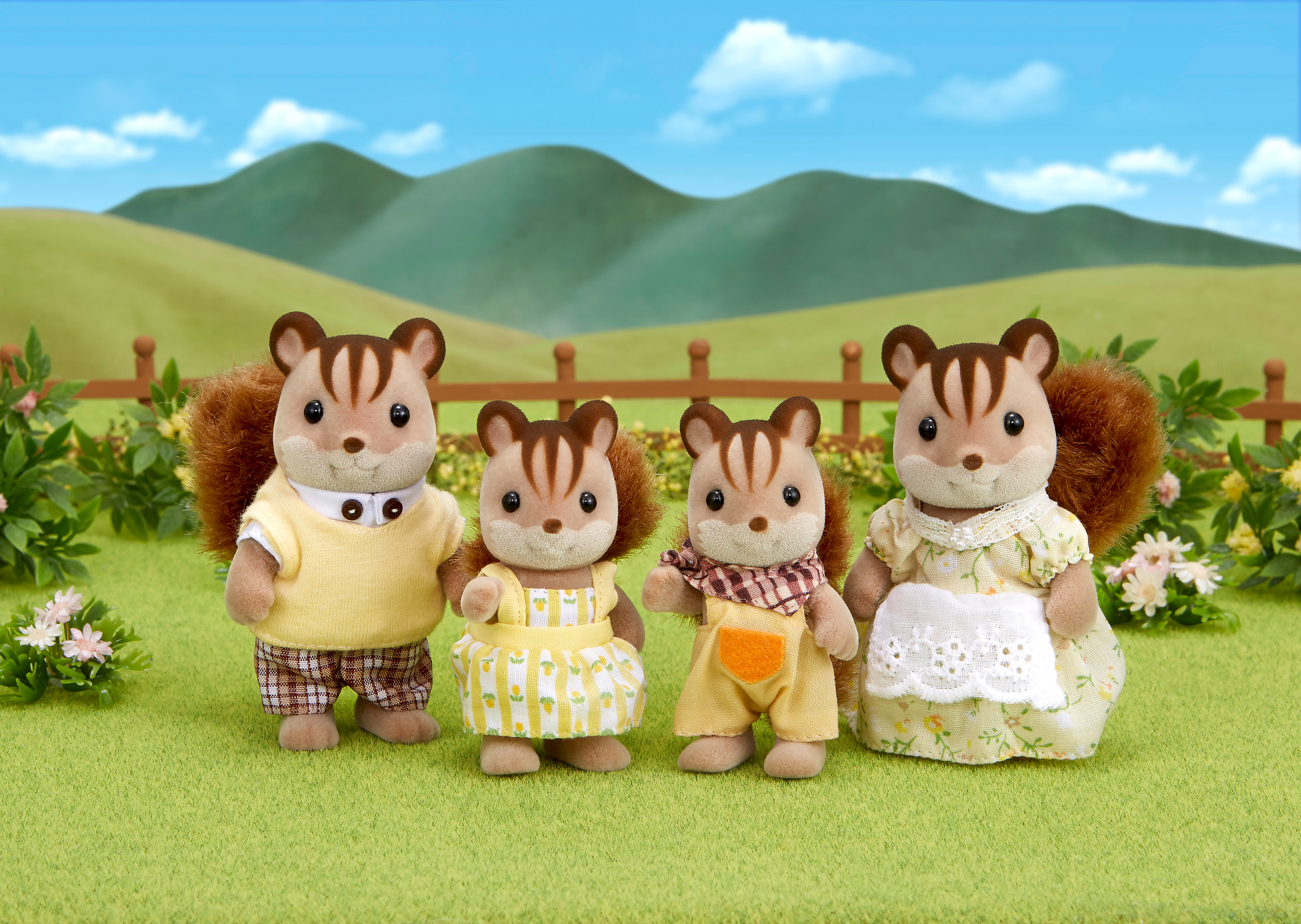 Walnuss Eichhörnchen Familie