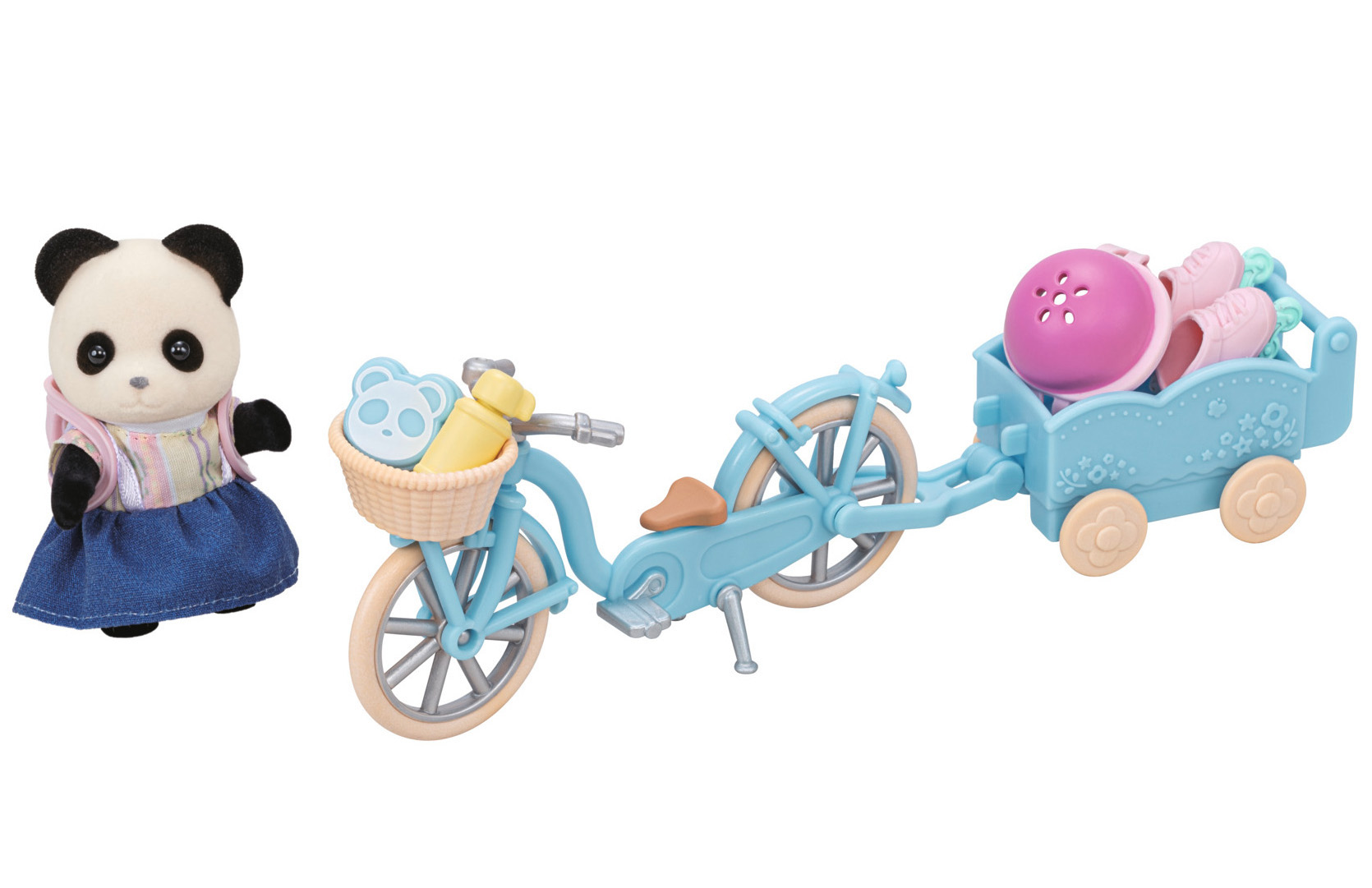 Fahrrad und Rollschuhe Spielset mit Figur