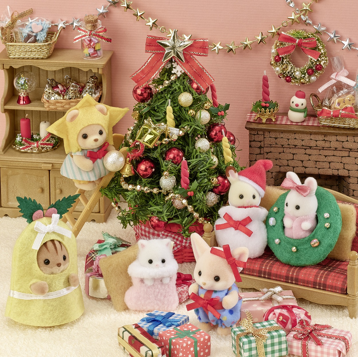 Großes Baby Weihnachtsfreunde Set