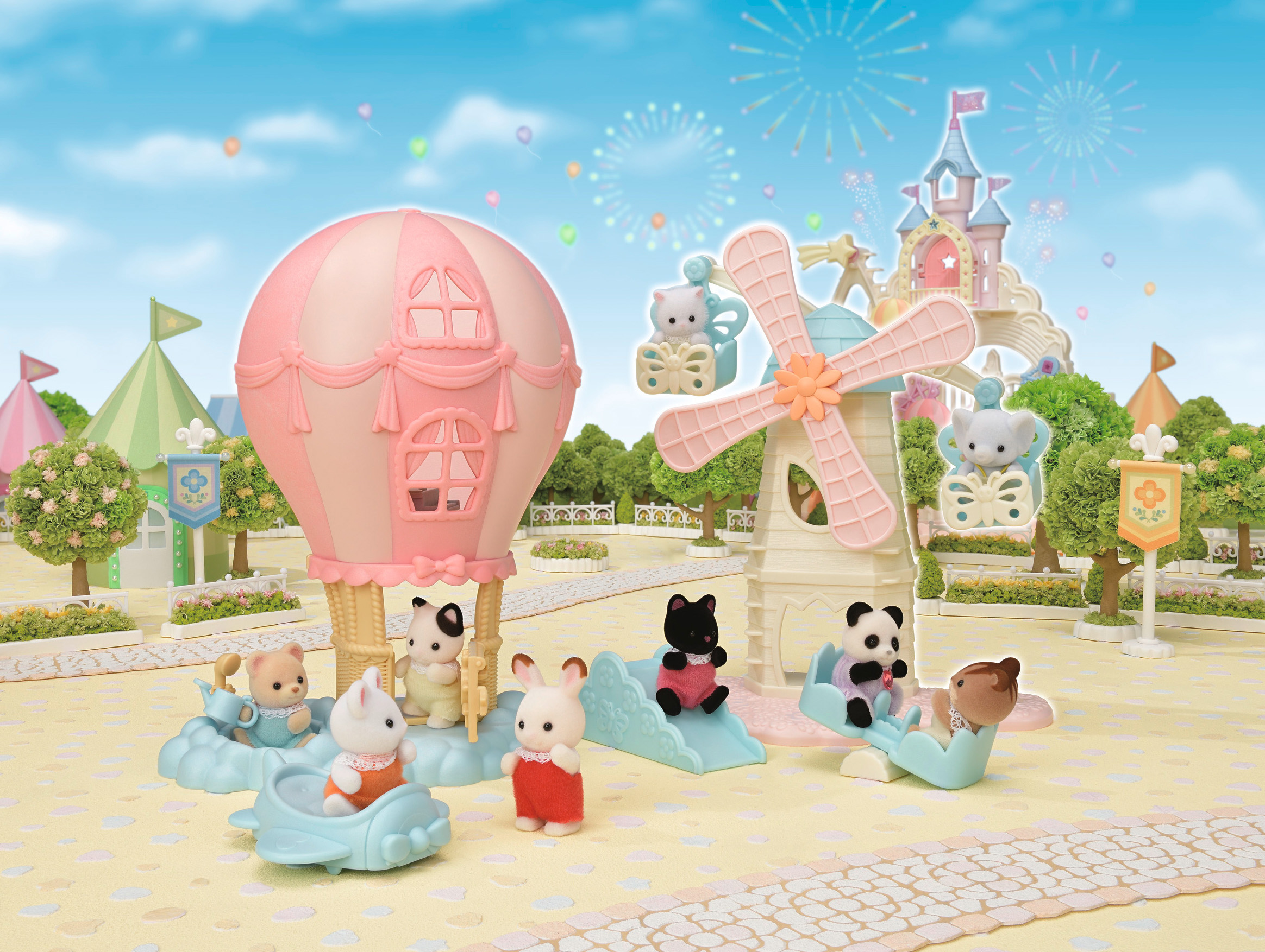 Baby Ballon Spielhaus mit Figur