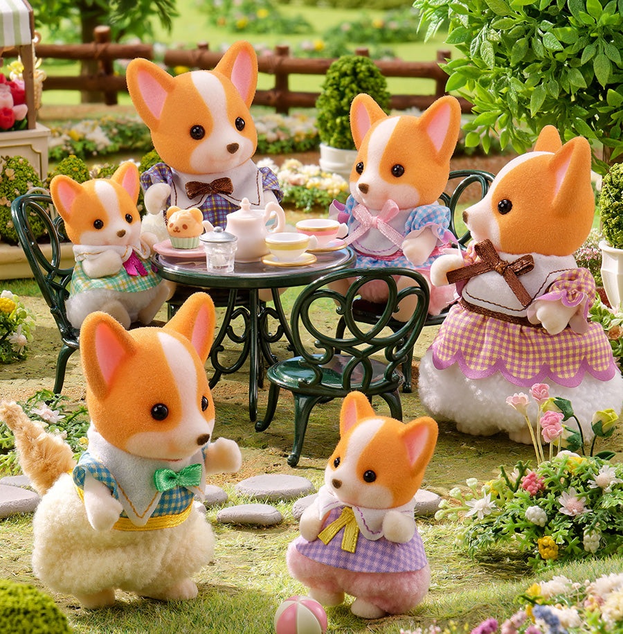 Corgi Familie