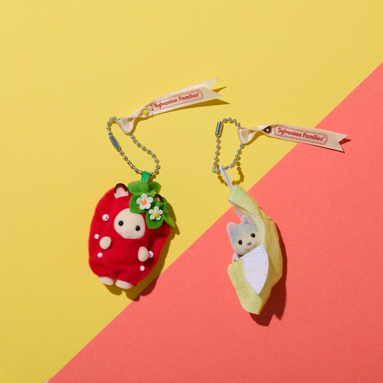 Schlüsselanhänger Süße Erdbeere Schokoladenhasen Baby