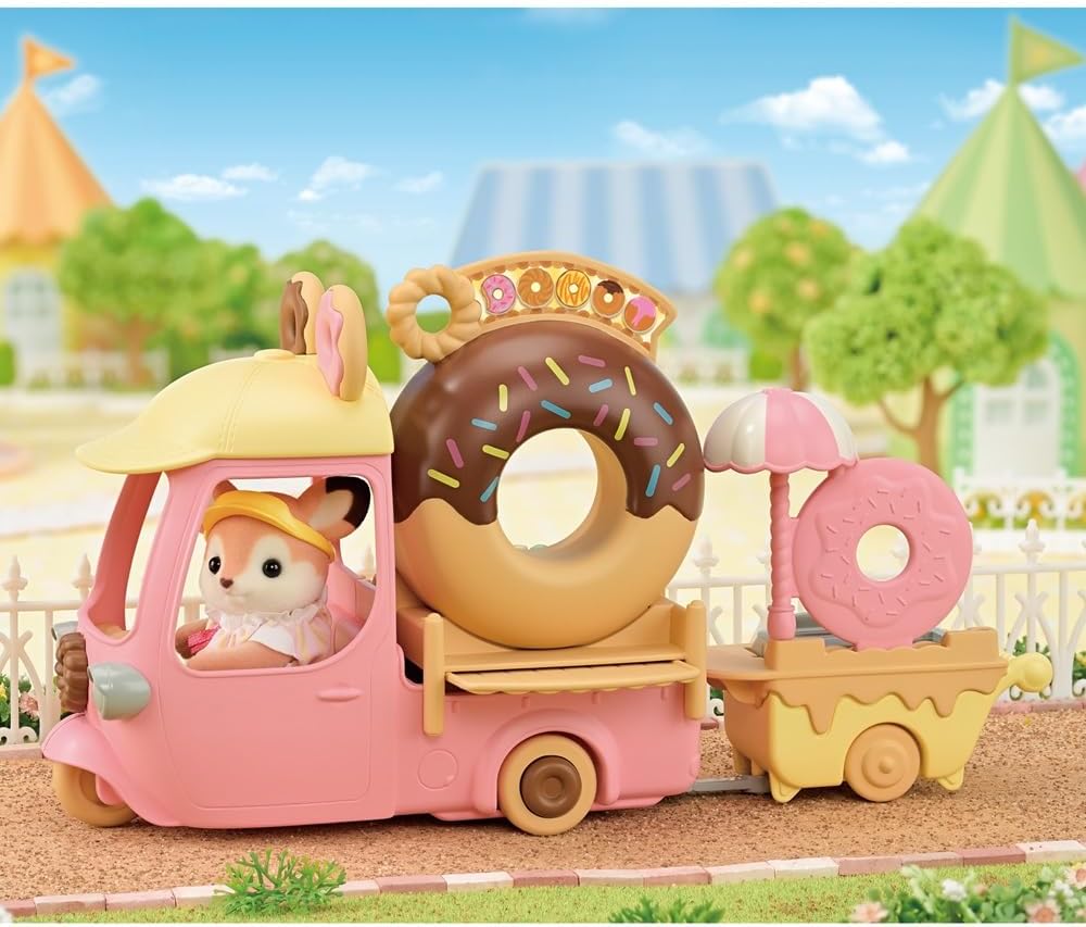 Donutwagen mit Figur