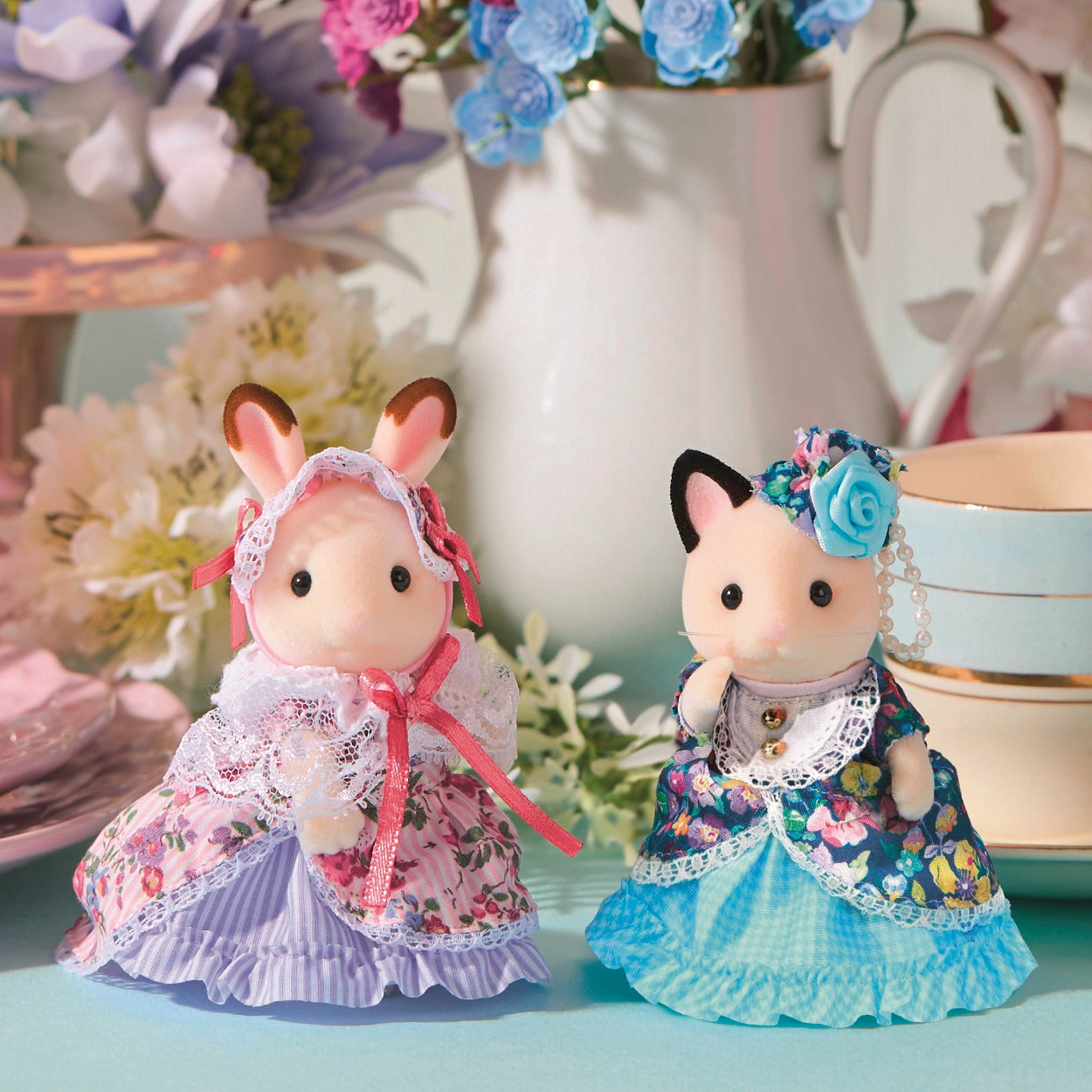 Liberty Blumenkleider Freundinnen